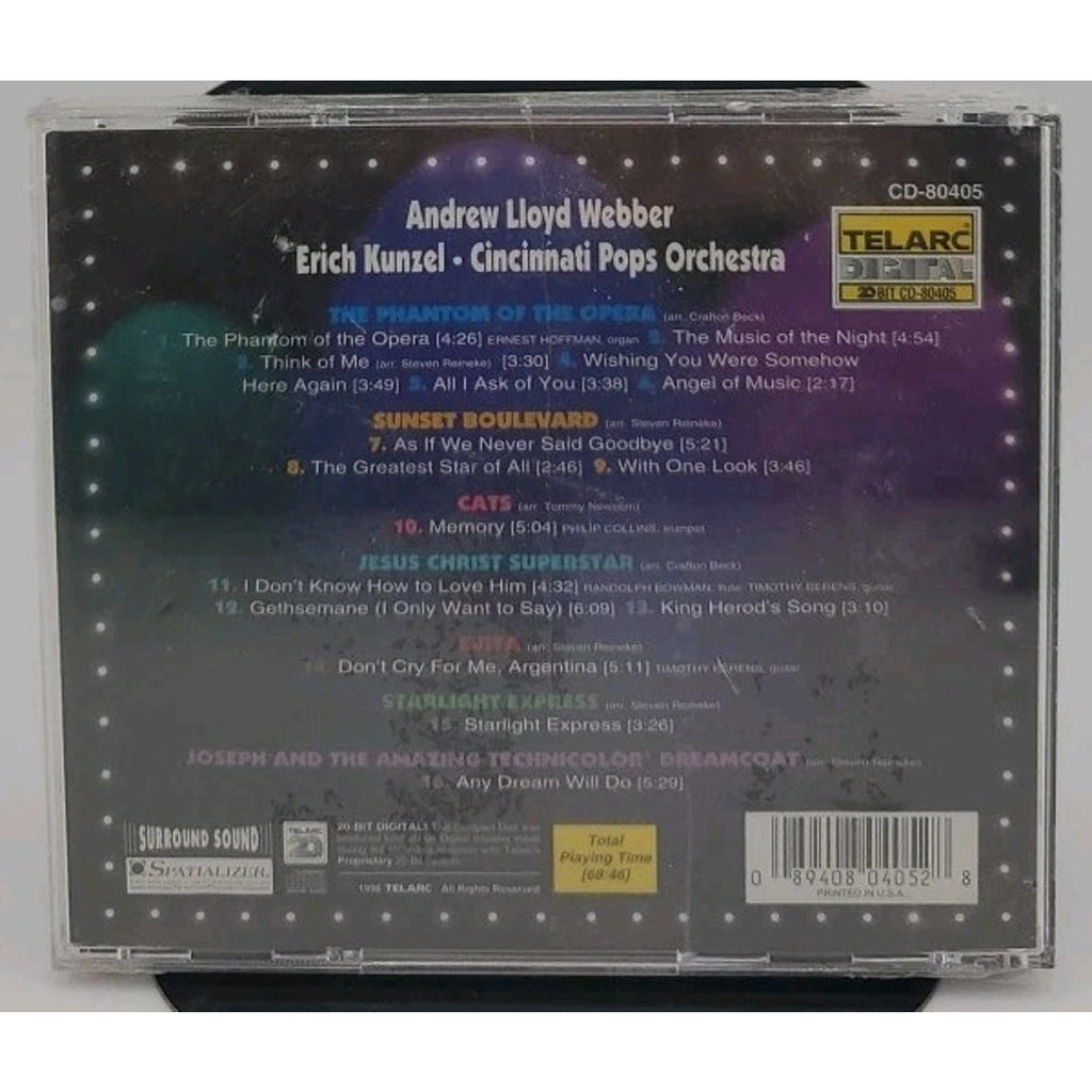 Andrew Lloyd Webber by Erich Kunzel (CD, 1996) *Brand New*