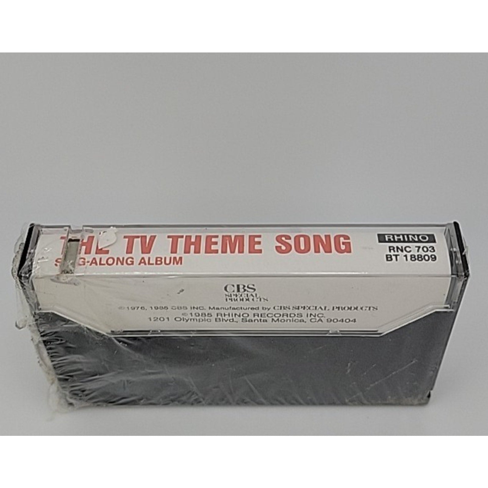 The TV Theme Song Sing-Along Album (Cassette) *Brand New*