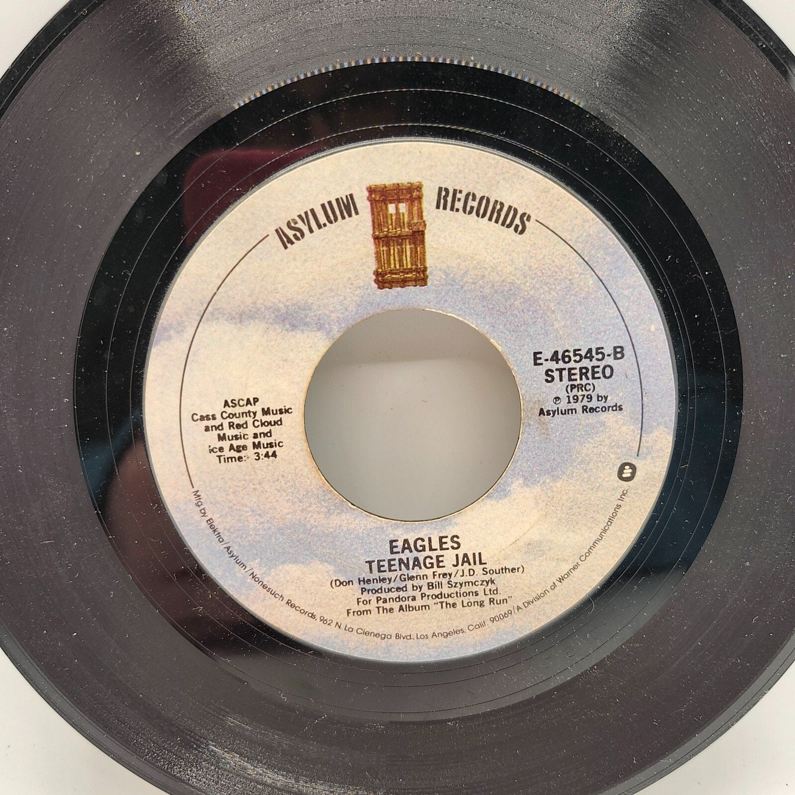 Teenage Jail / Heartache Tonight by Eagles (Record) - E-46545-A