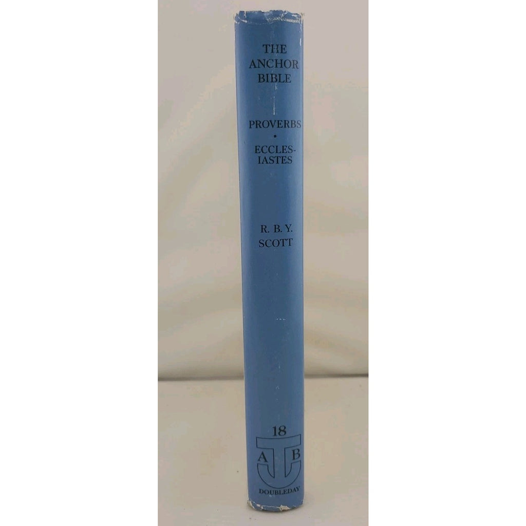Proverbs and Ecclesiastes by R. B. Scott (1965, Hardcover)