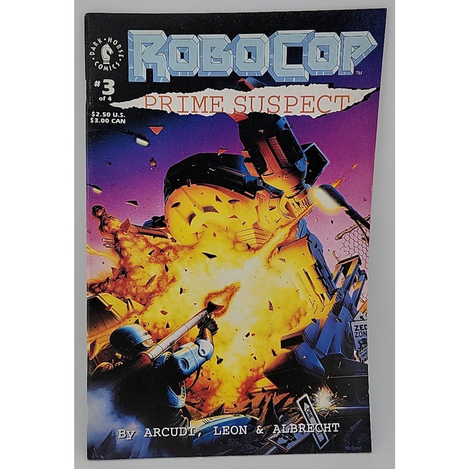RoboCop: Prime Suspect #3 (Dark Horse Comics December 1992)