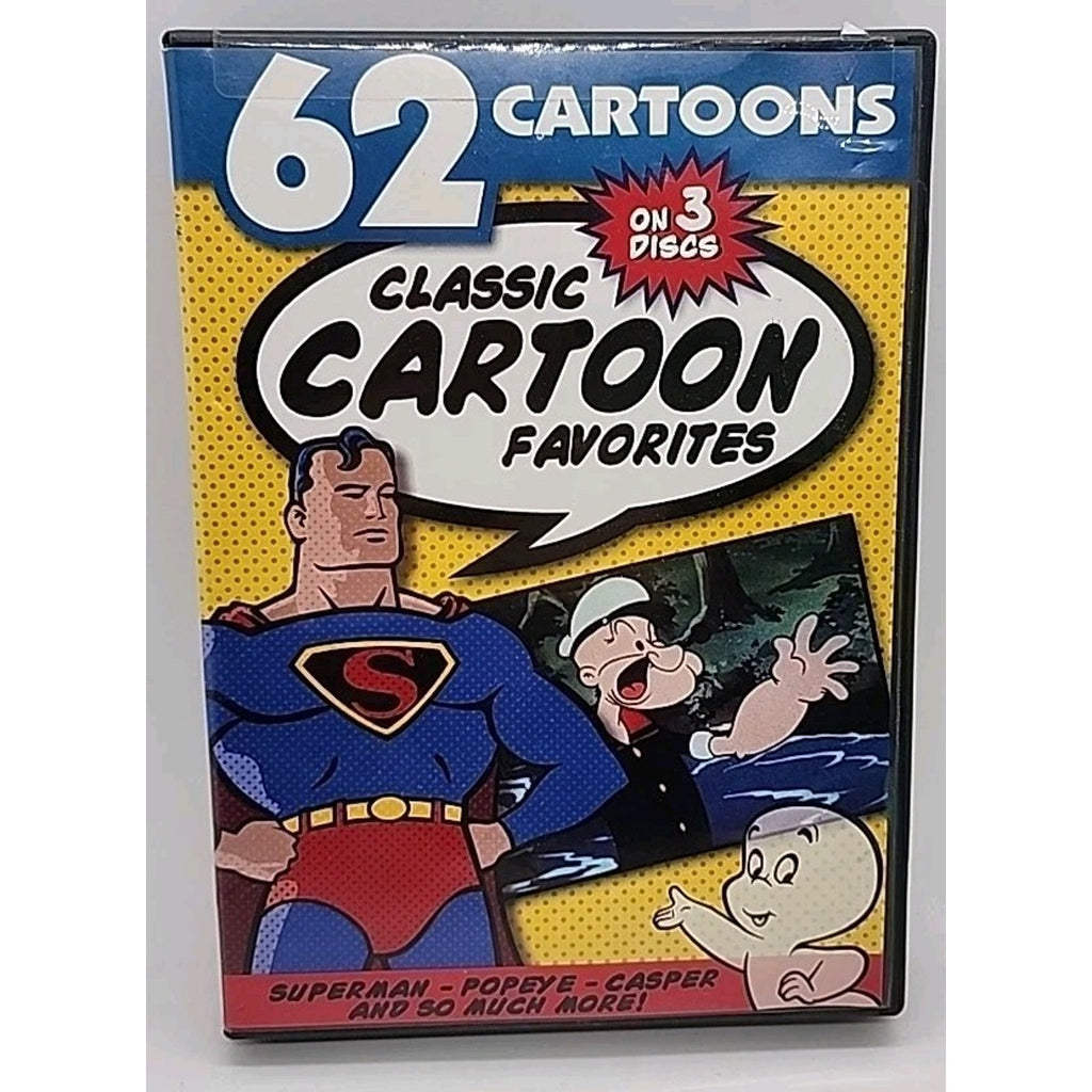 62 Classic Cartoon Favorites (DVD) Missing Popeye
