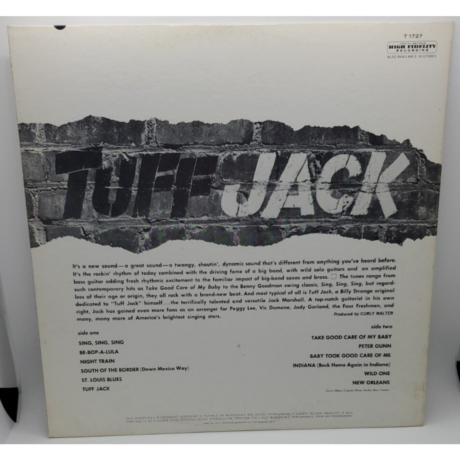 Twangy, Shoutin, Fantastic Big-Band Sounds Of Tuff Jack (Record)