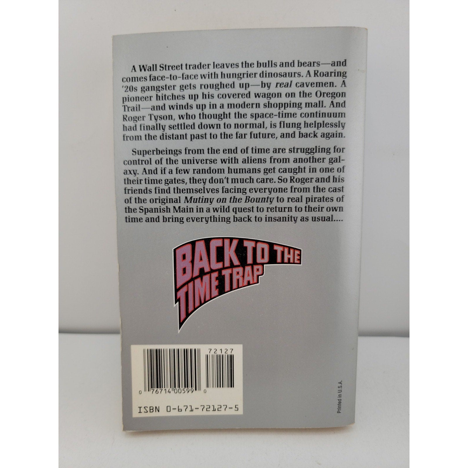 Back to the Time Trap by Keith Laumer (1992, Mass Market)