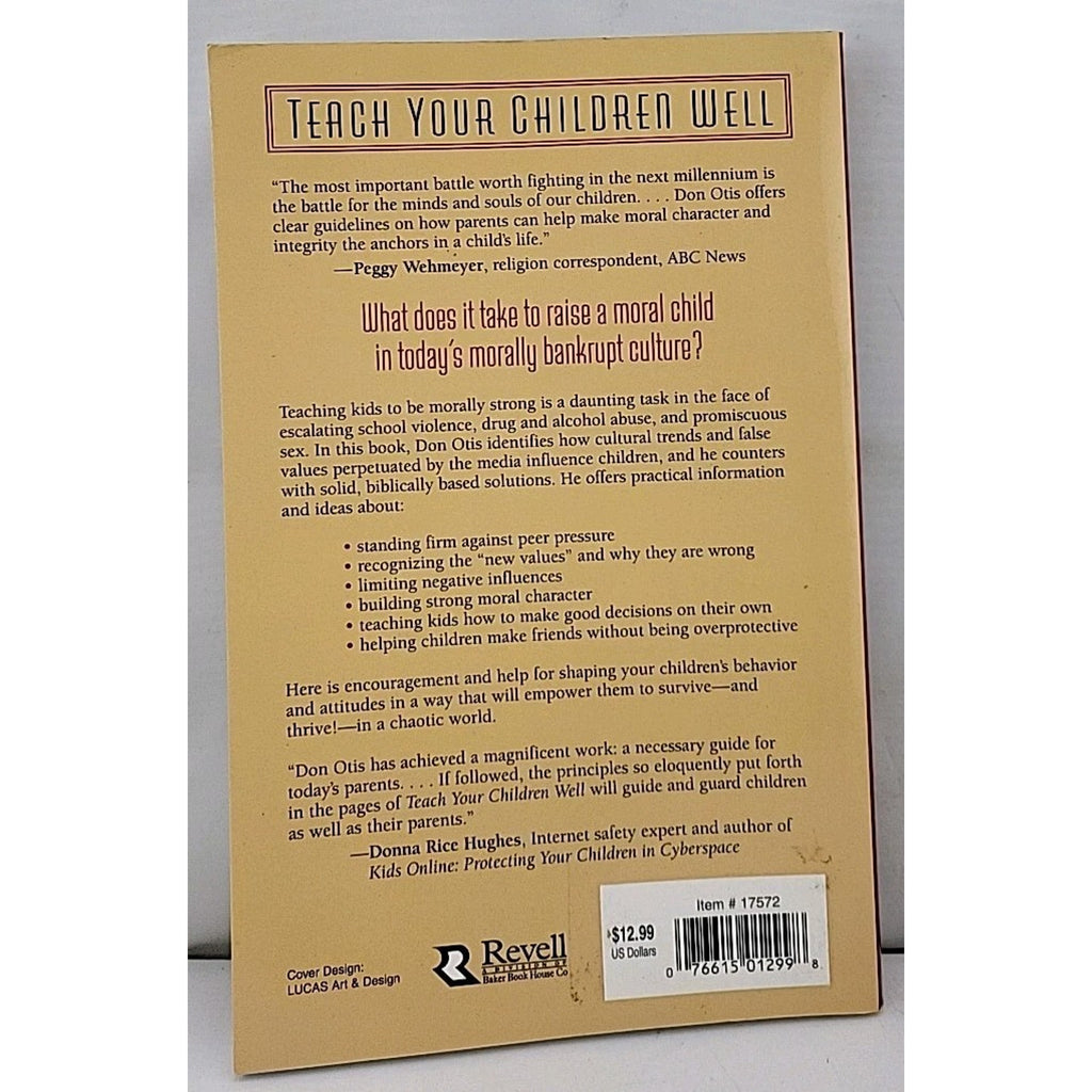 Teach Your Children Well Book By Don S. Otis