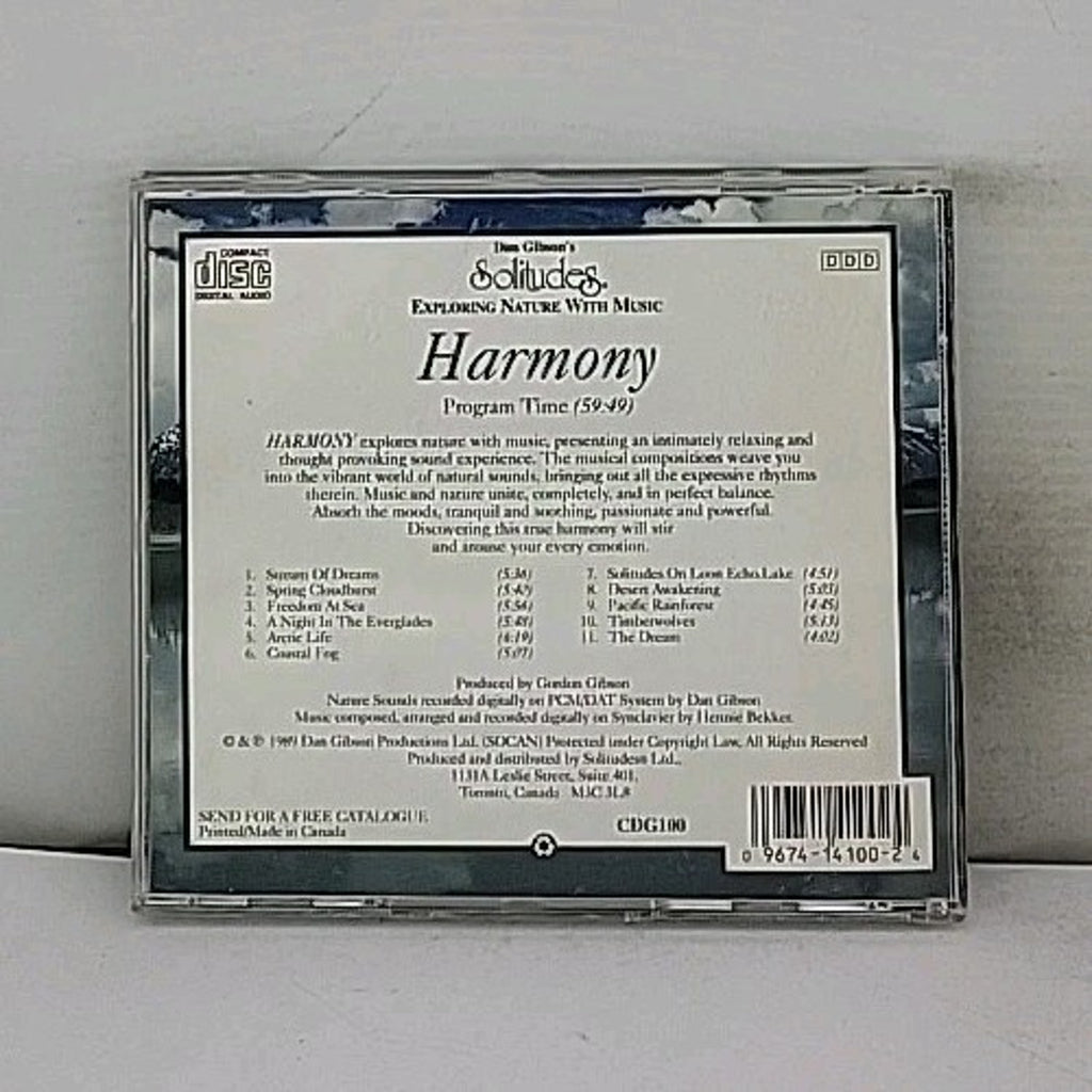 Harmony (Dan Gibson's Solitudes) - Audio CD By Hennie Bekker