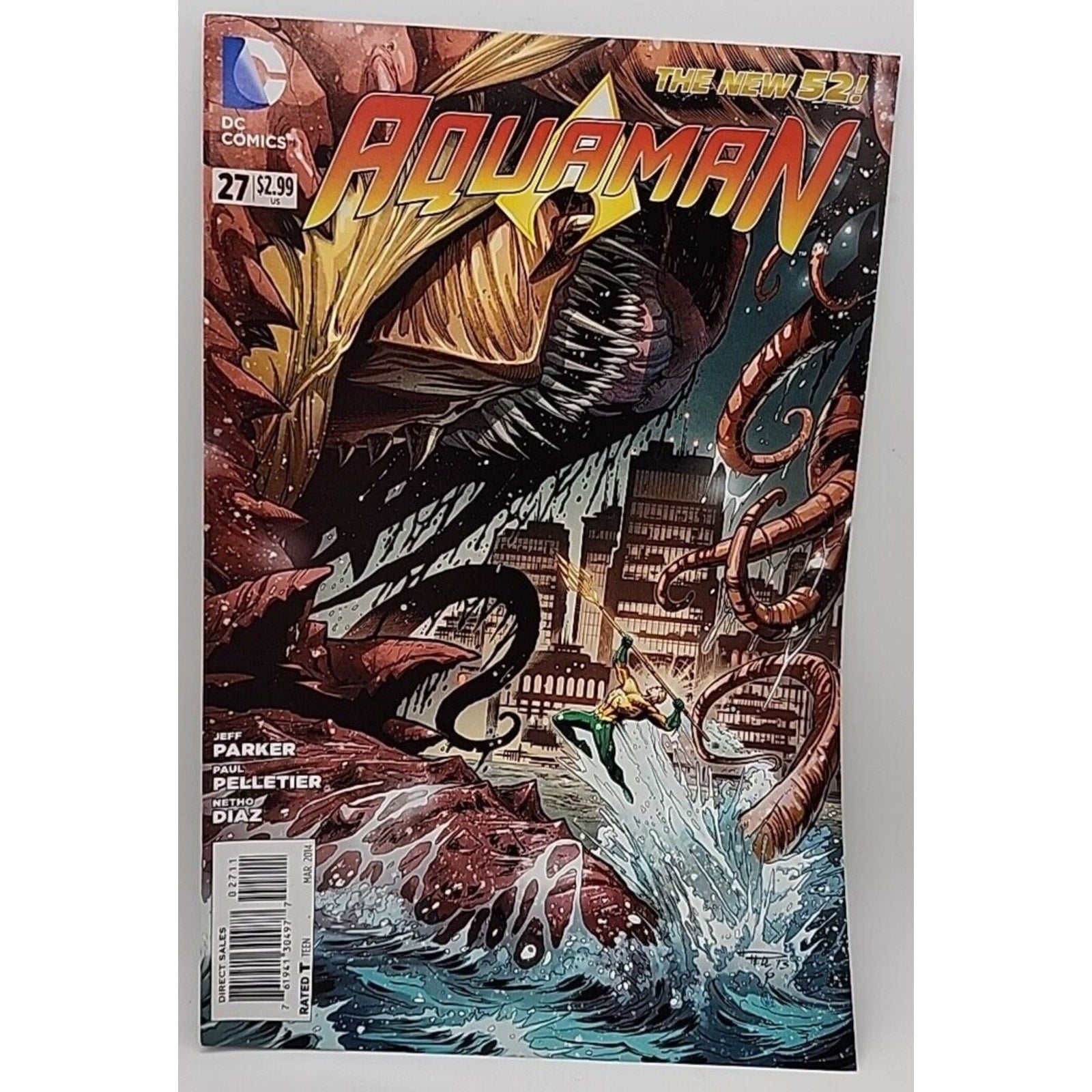 Aquaman # 27 (DC COMICS, New DC 52!)