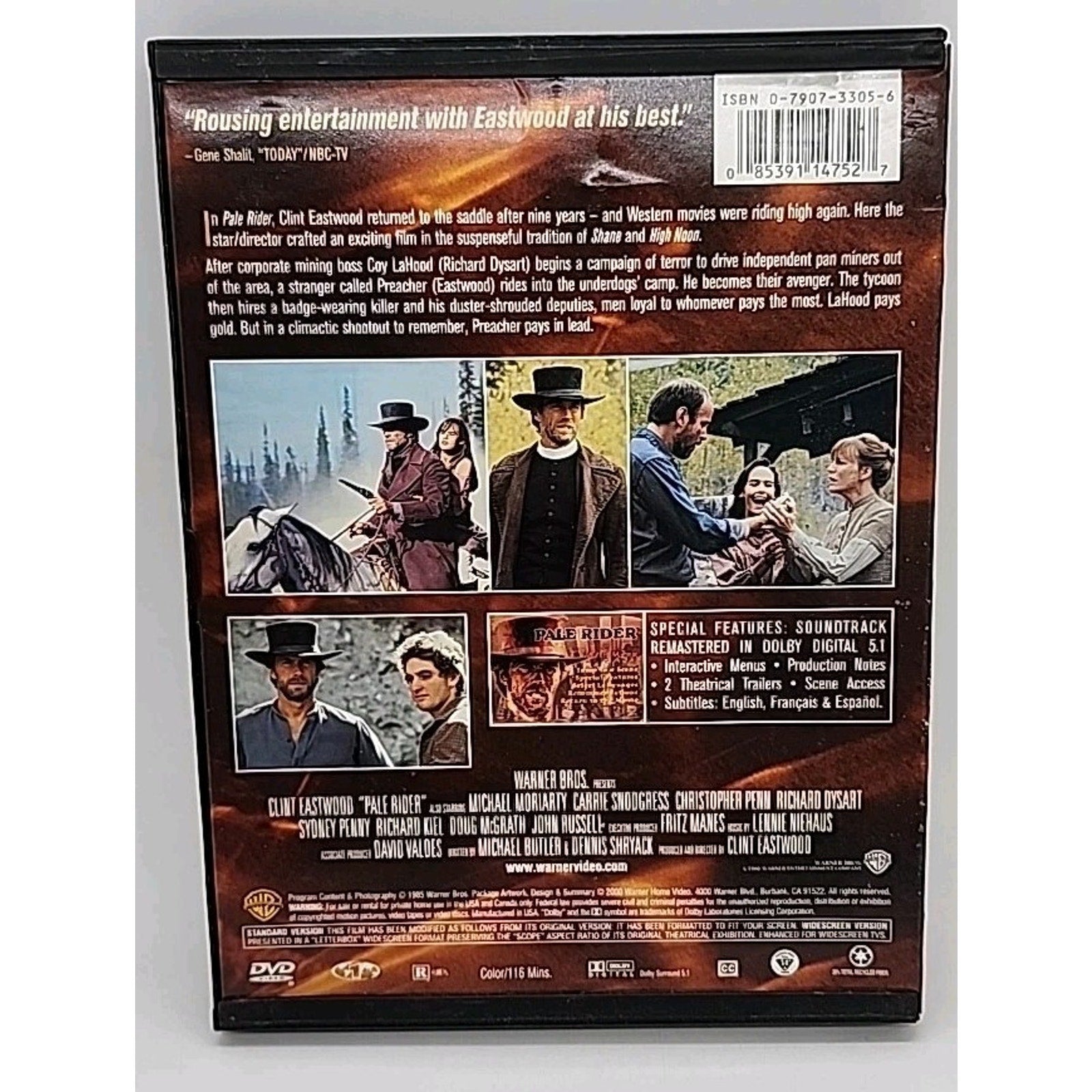 Pale Rider (DVD, 1985)