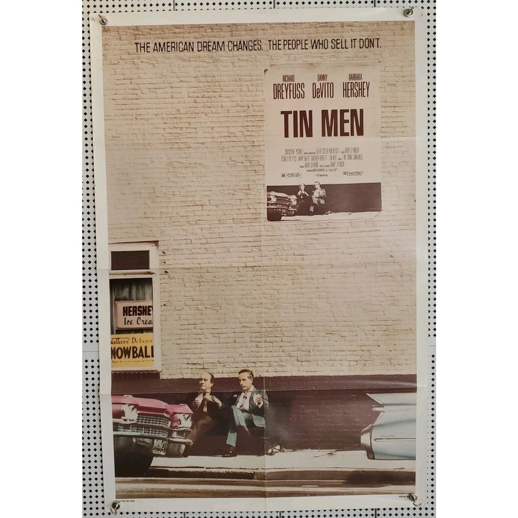 Tin Men Original American Movie Poster 1987 27x40