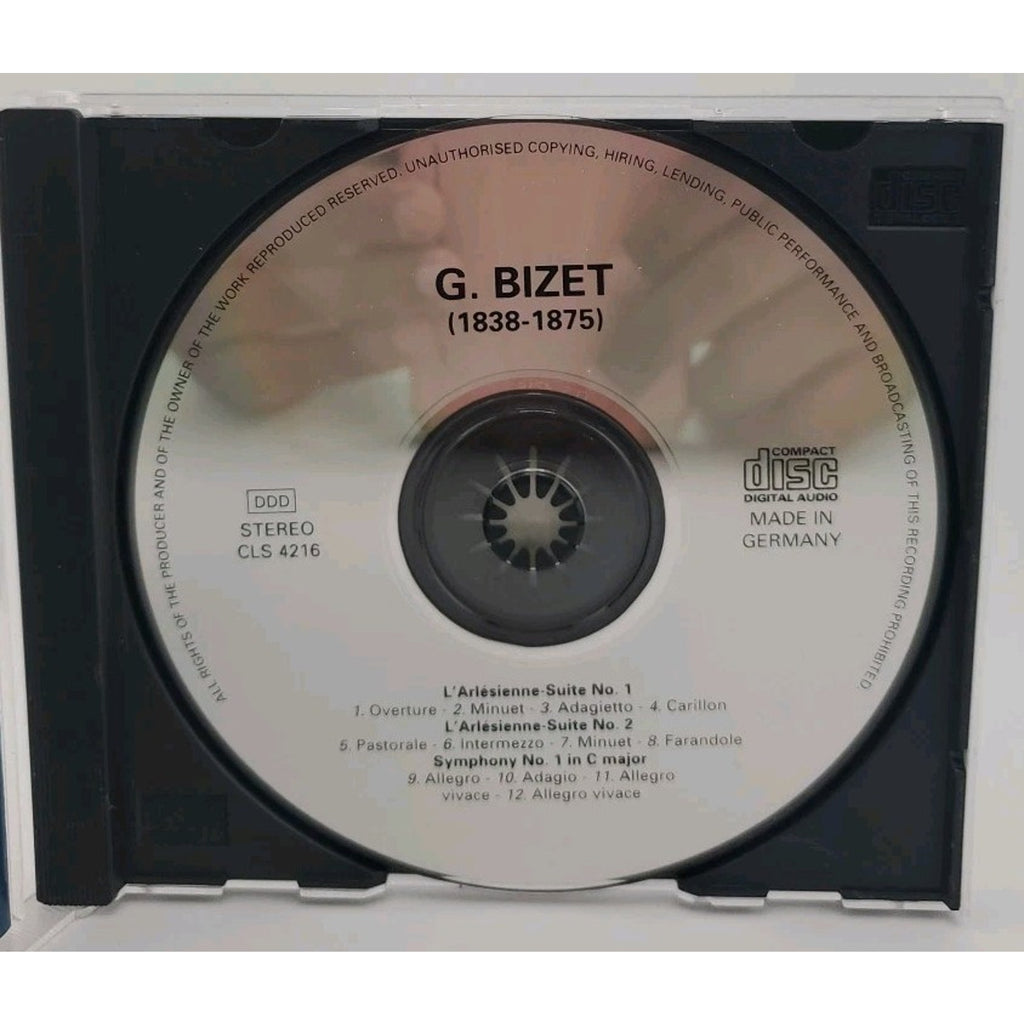 London Festival Orchestra Music CD Covers of Bizet's Suites & Symphony No. 1
