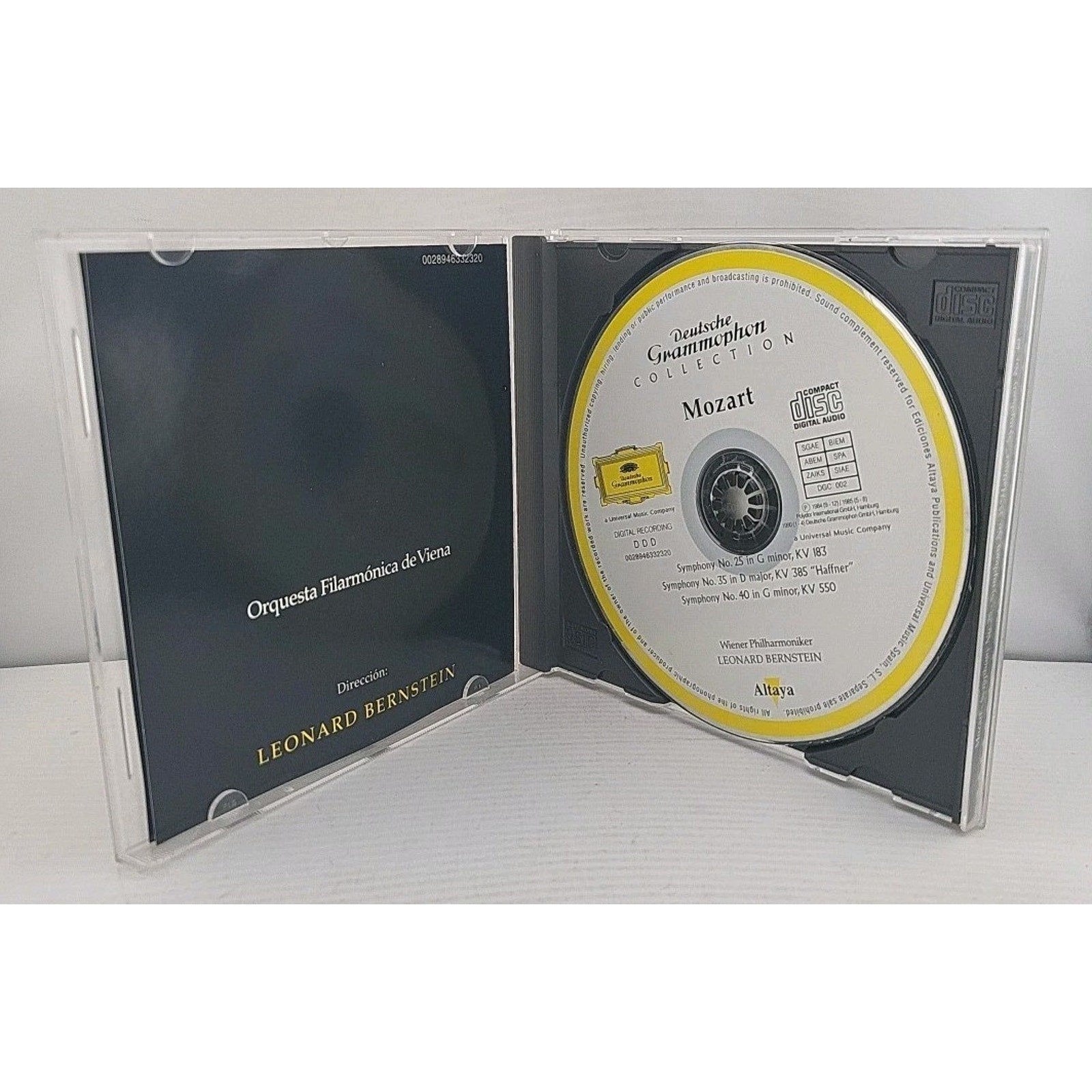 Deutsche Grammophon Collection Mozart Leonard Bernstein (CD)