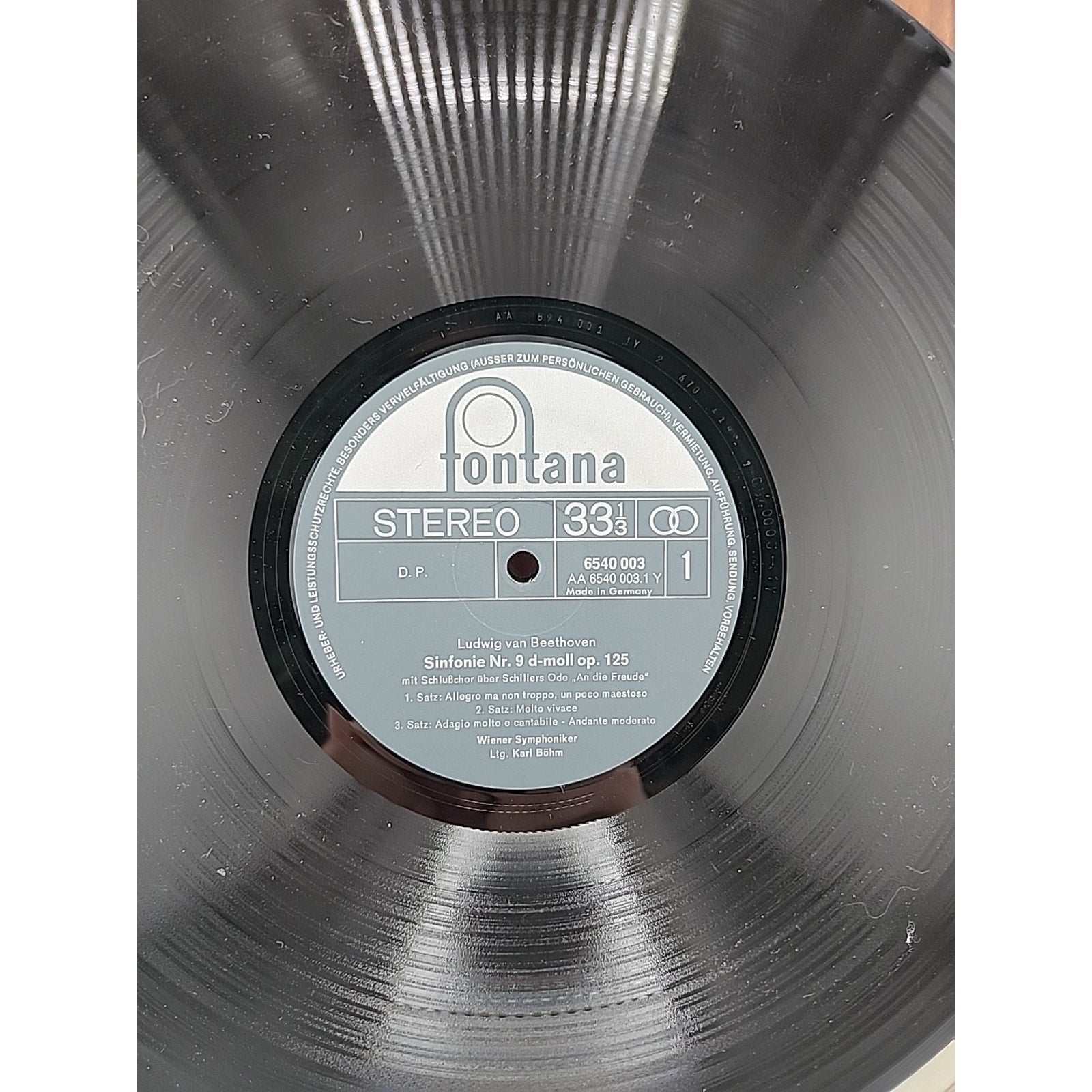 12" LP - Karl Böhm - Beethoven Ninth (Record)