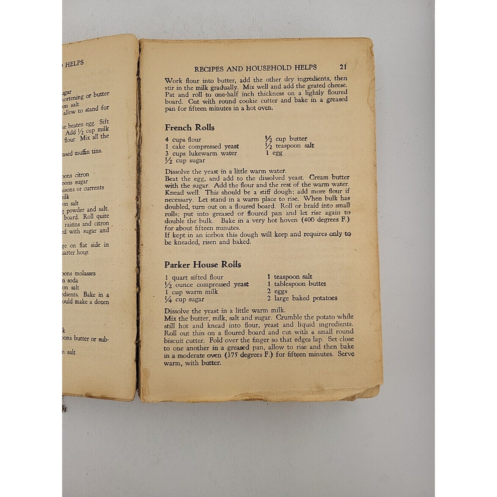 Detroit Times Cookbook 1933 Practical Recipes Housewife Recipes Cooking