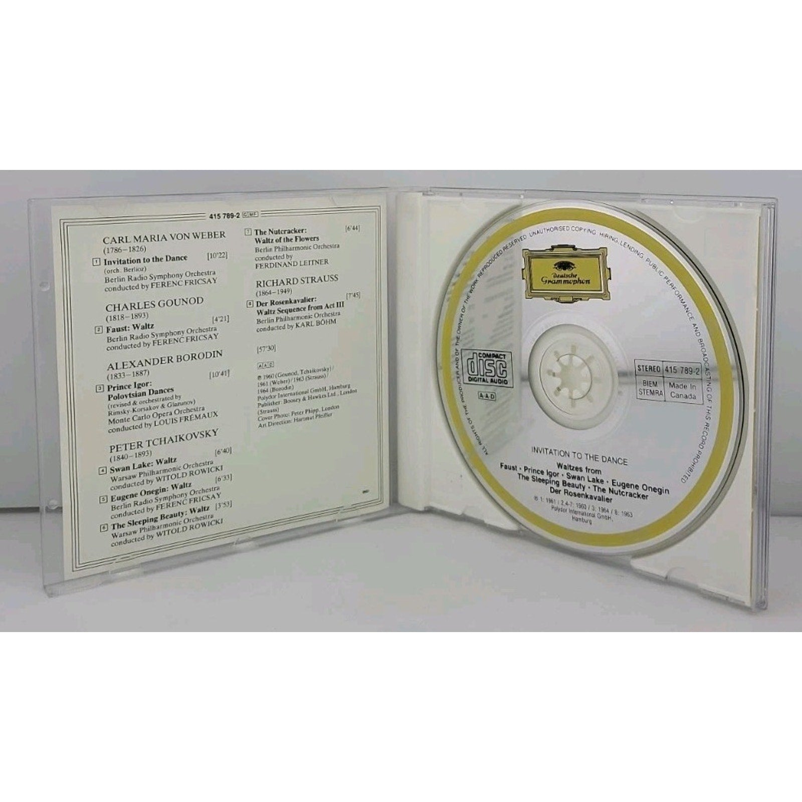 Invitation to the Dance - Weber by Tchaikovsky, Peter Ilyich (CD, 2010)