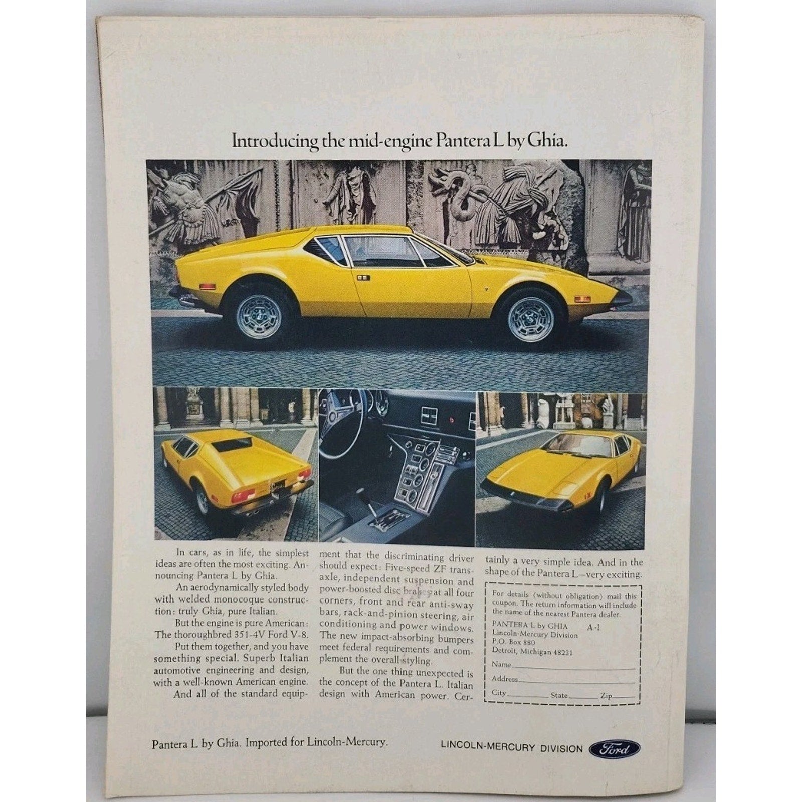 Car And Driver Magazine - December 1973 - Volume 19 Number 6