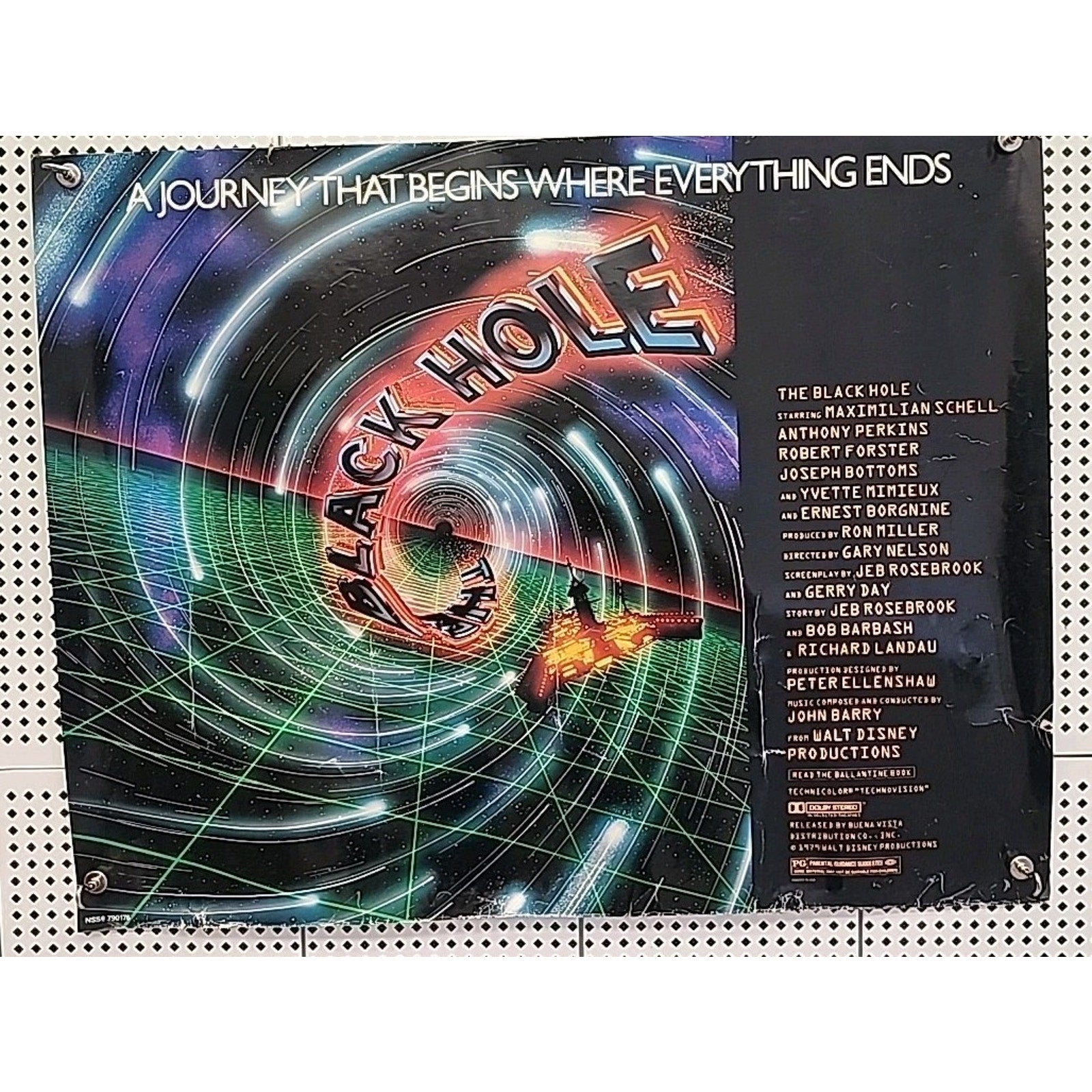 The Black Hole Original 1979 Movie 18 x24 Mini Poster Rolled