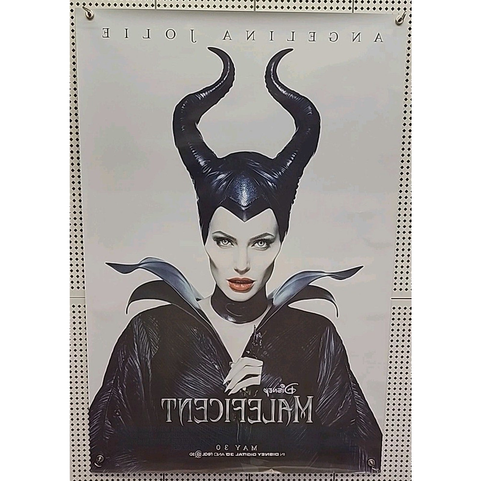 Disneys "Maleficent" Original Movie Poster 27x40in (2014) Double Sided Jolie