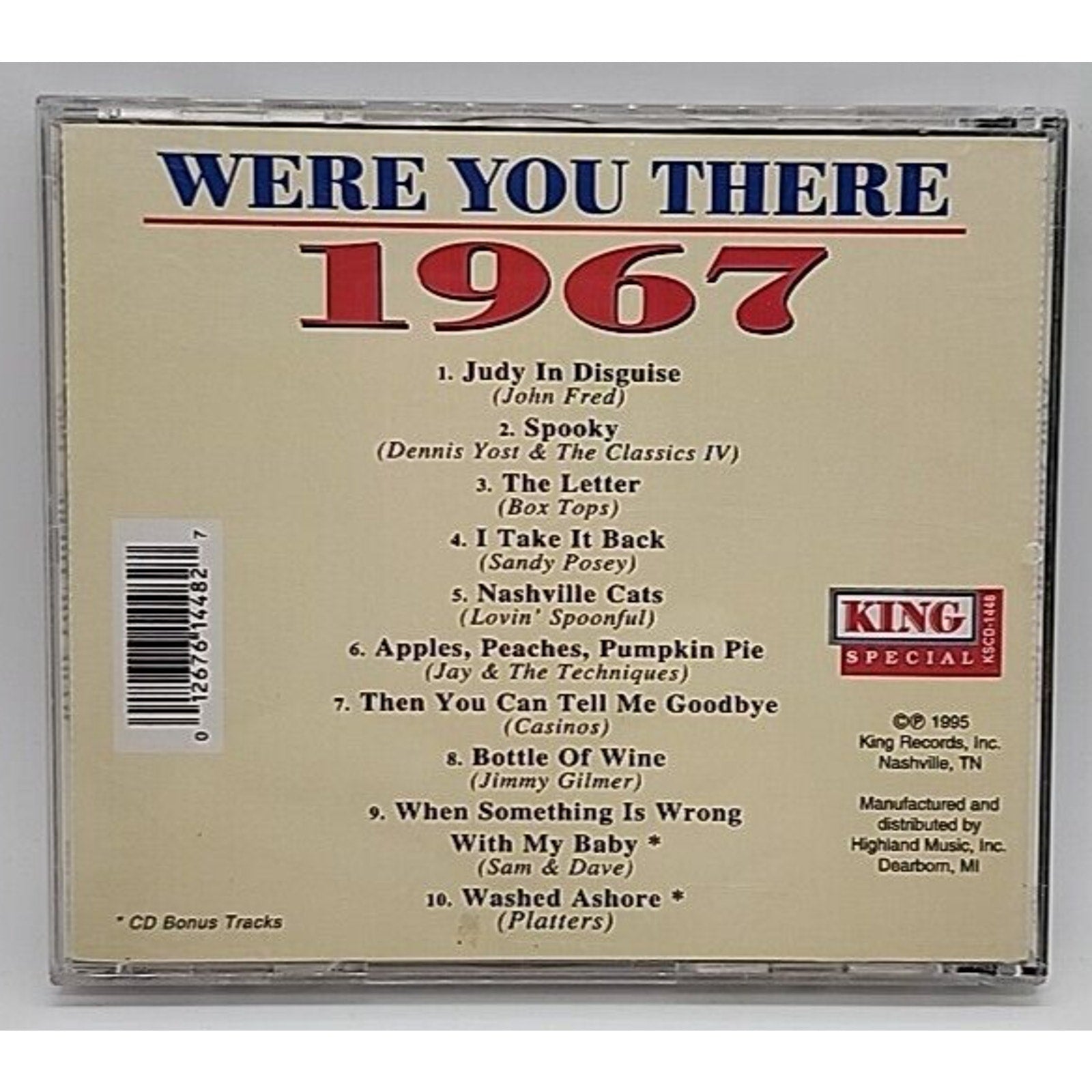 Were You There 1967 by Various Artists (CD, 1995, King)