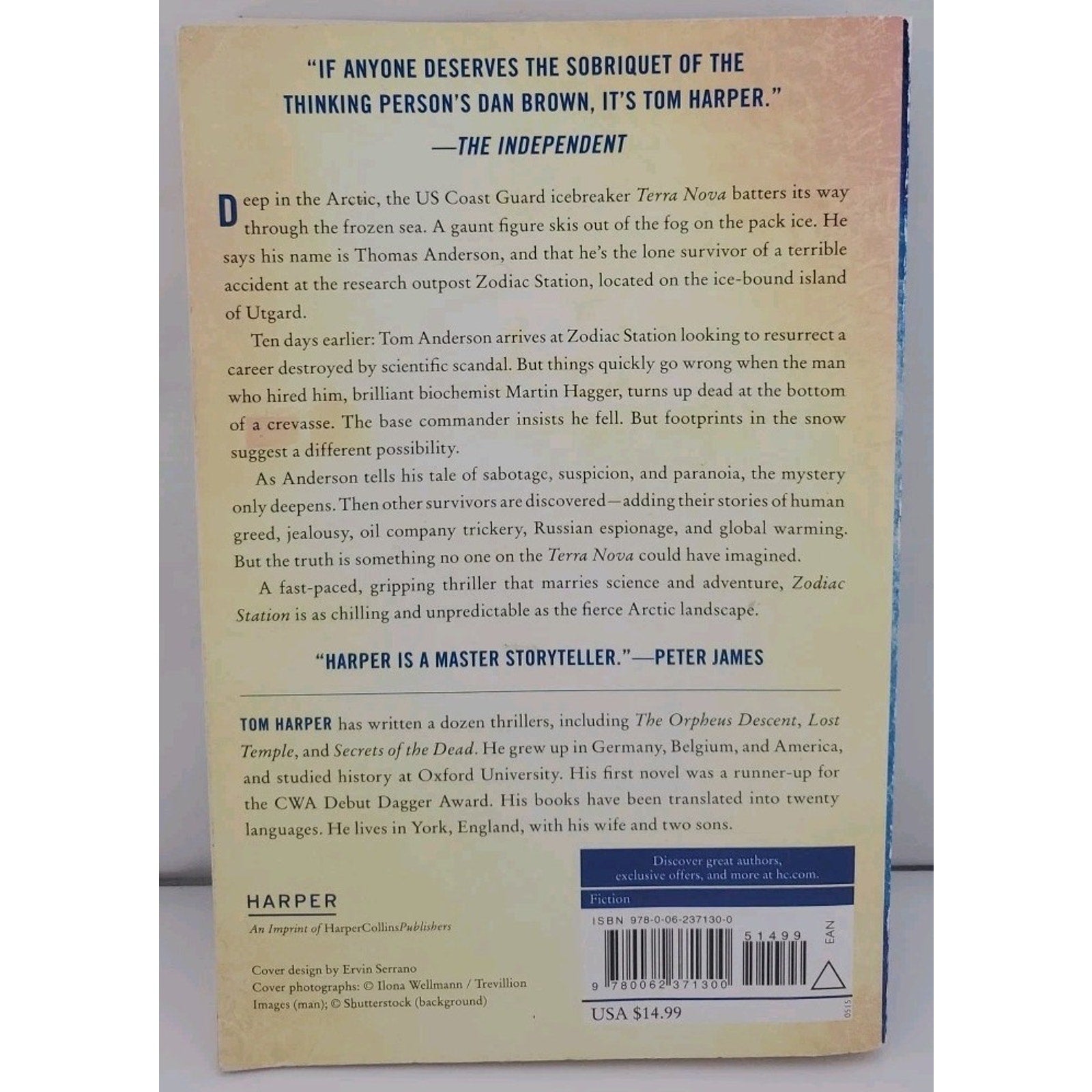 Zodiac Station : A Novel by Tom Harper (2015, Trade Paperback)
