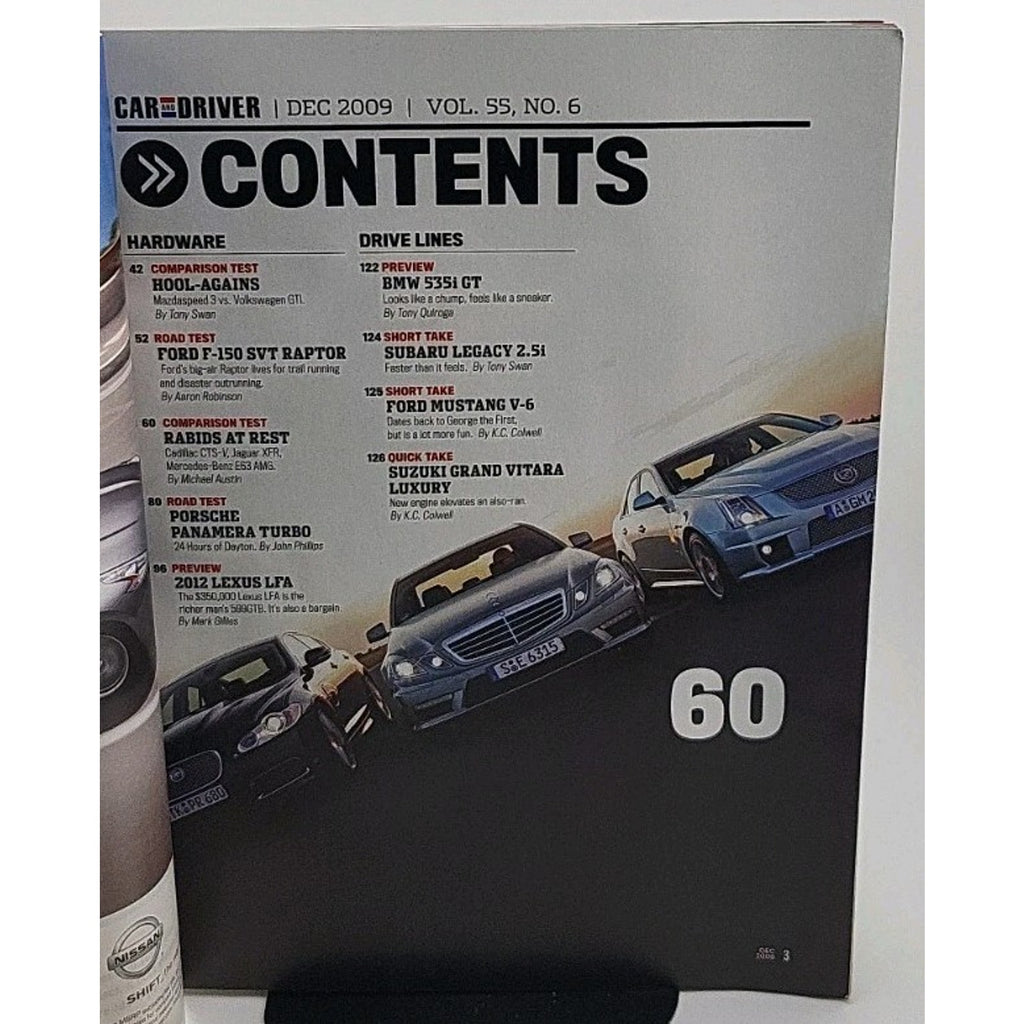 Car And Driver Magazine - December 2009 - Vol. 55 No. 6
