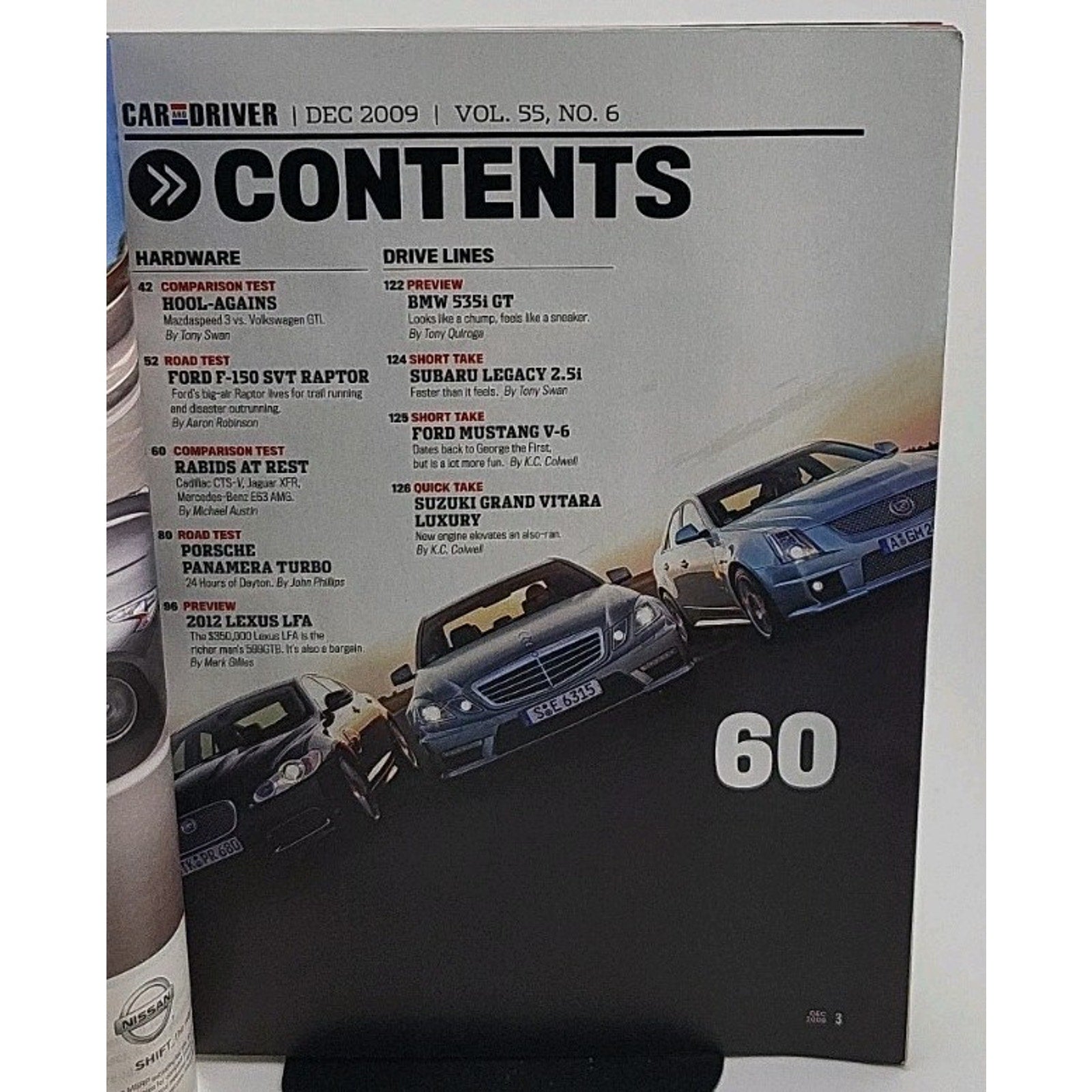 Car And Driver Magazine - December 2009 - Vol. 55 No. 6