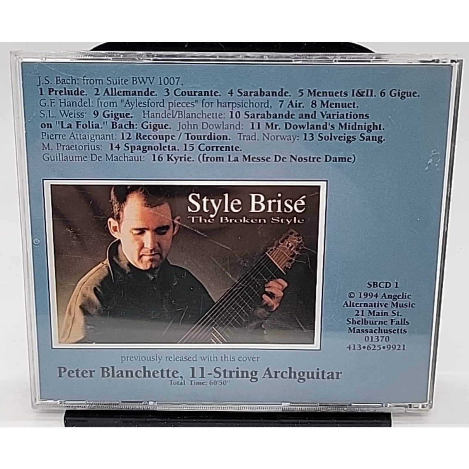 Style Brise The Broken Style Peter Blanchette 1994 CD 11 String Archguitar