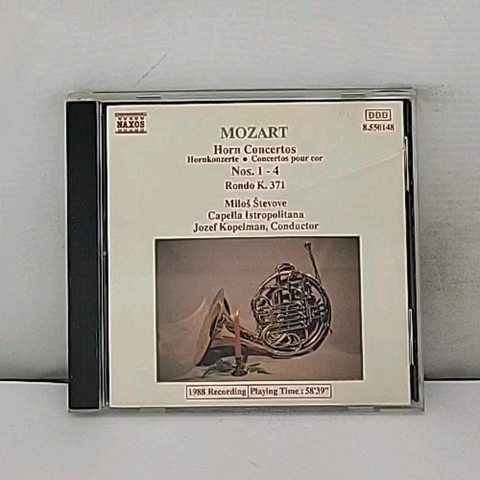 Mozart: Horn Concertos, Nos. 1-4 / Rondo K 371 - CD