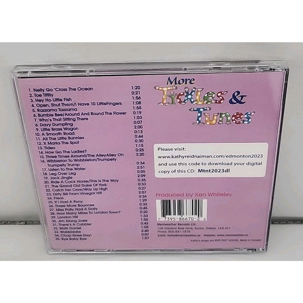 More Tickles & Tunes by Kathy Reid-Naiman (CD, 2007)