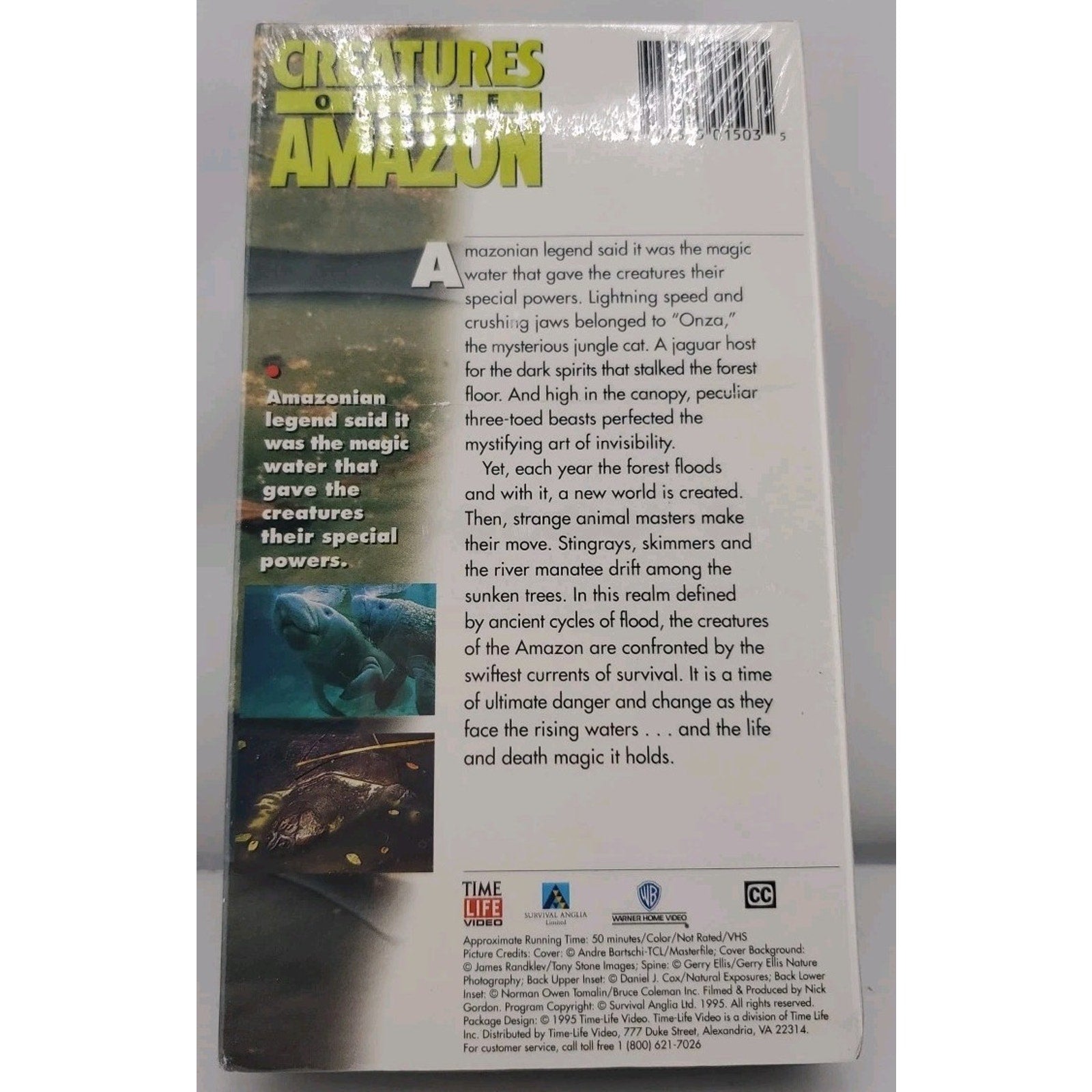Creatures Of The Amazon - Animal Oddities - VHS *Brand New*