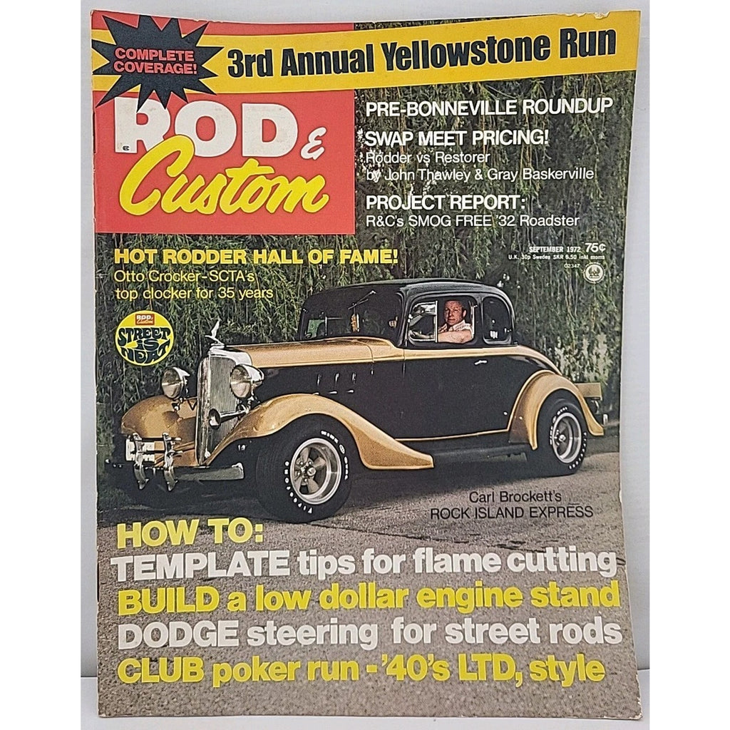 Rod & Custom Magazine - September 1972 - Vol. 19 No. 8