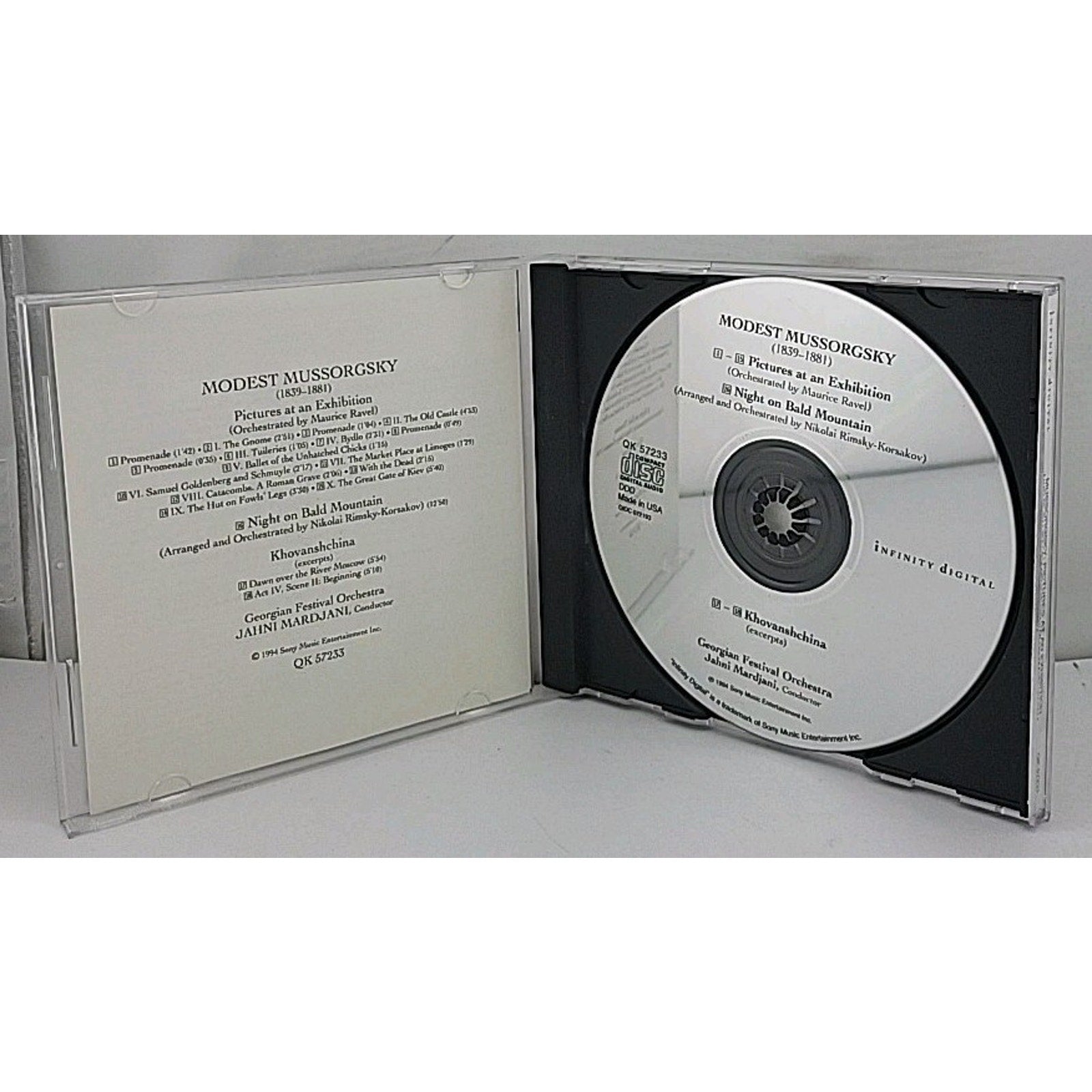 Pictures at an Exhibition by M. Mussorgsky (CD, 1994)