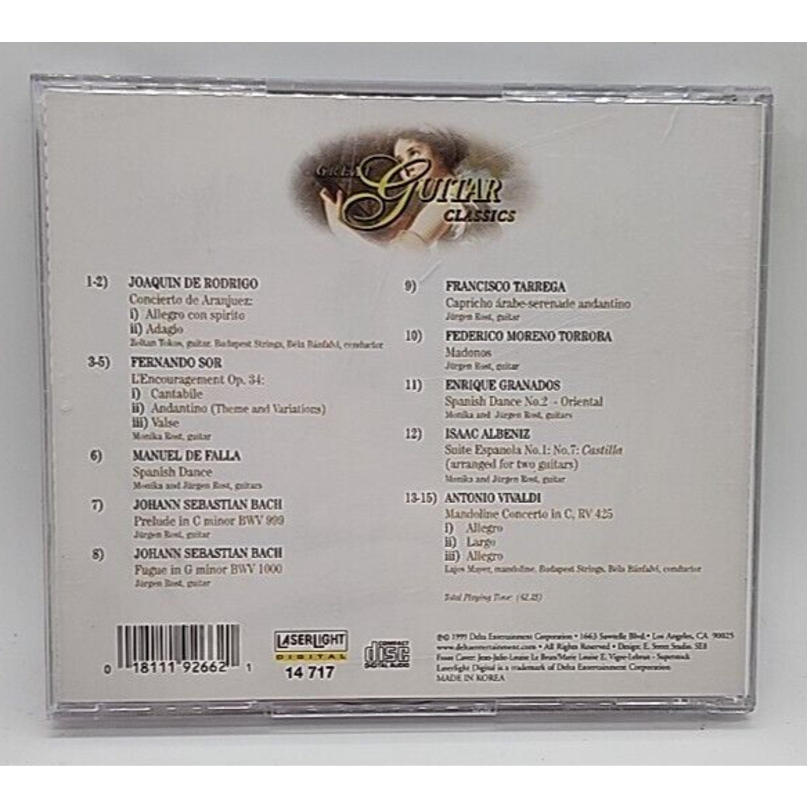 Various Artists : Great Guitar Classics (CD)