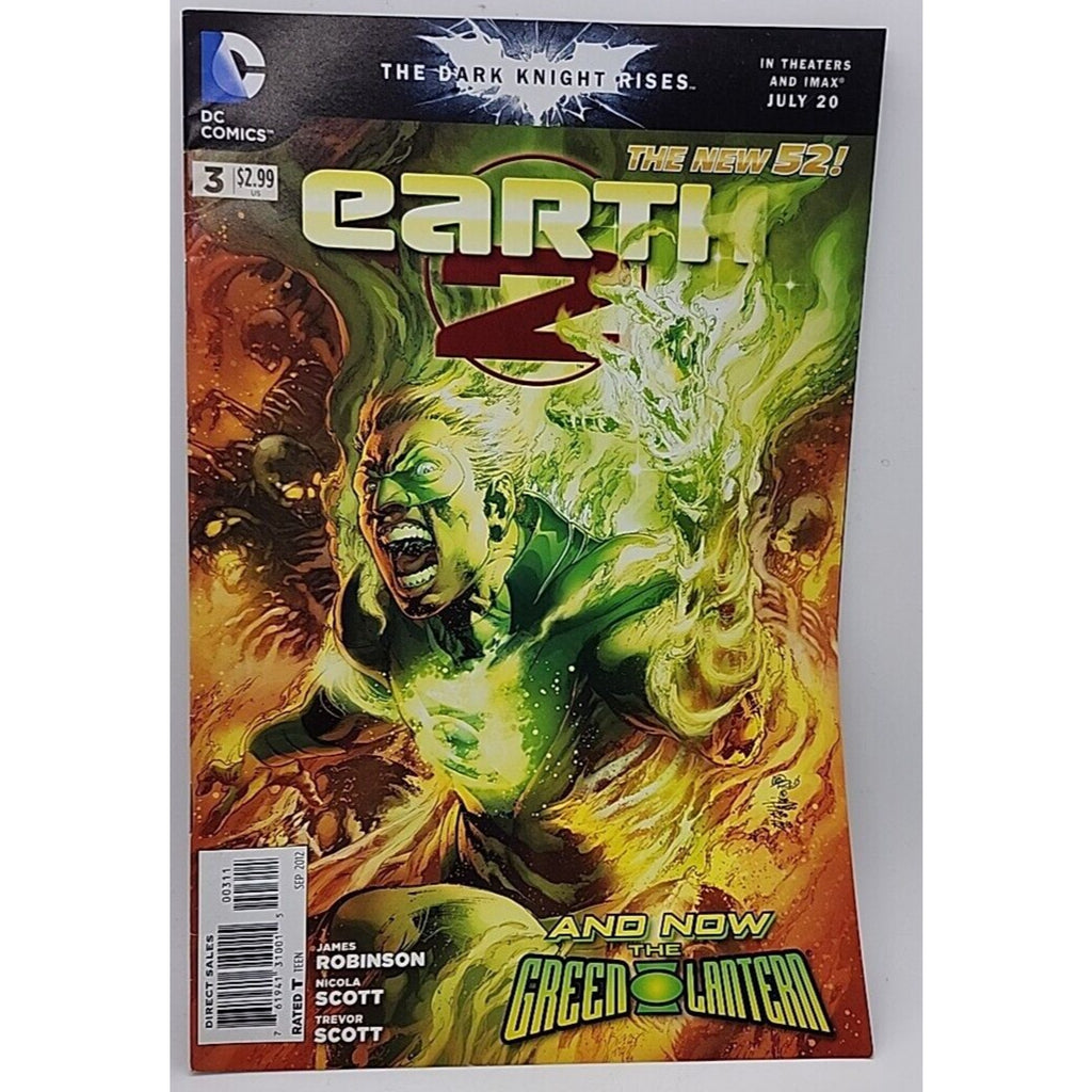 Earth 2 #3 The New 52 - DC Comics 2012 - And Now The Green Lantern