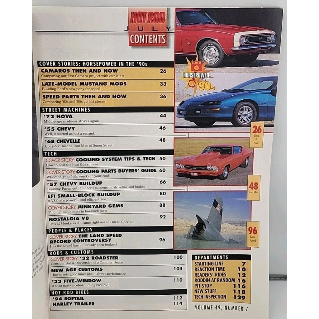 Hot Rod Magazine July 1996