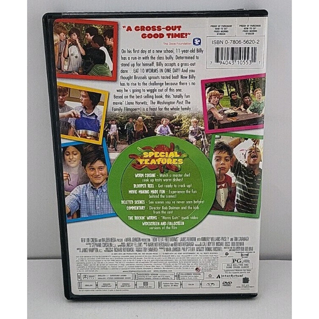How to Eat Fried Worms (DVD, 2006)