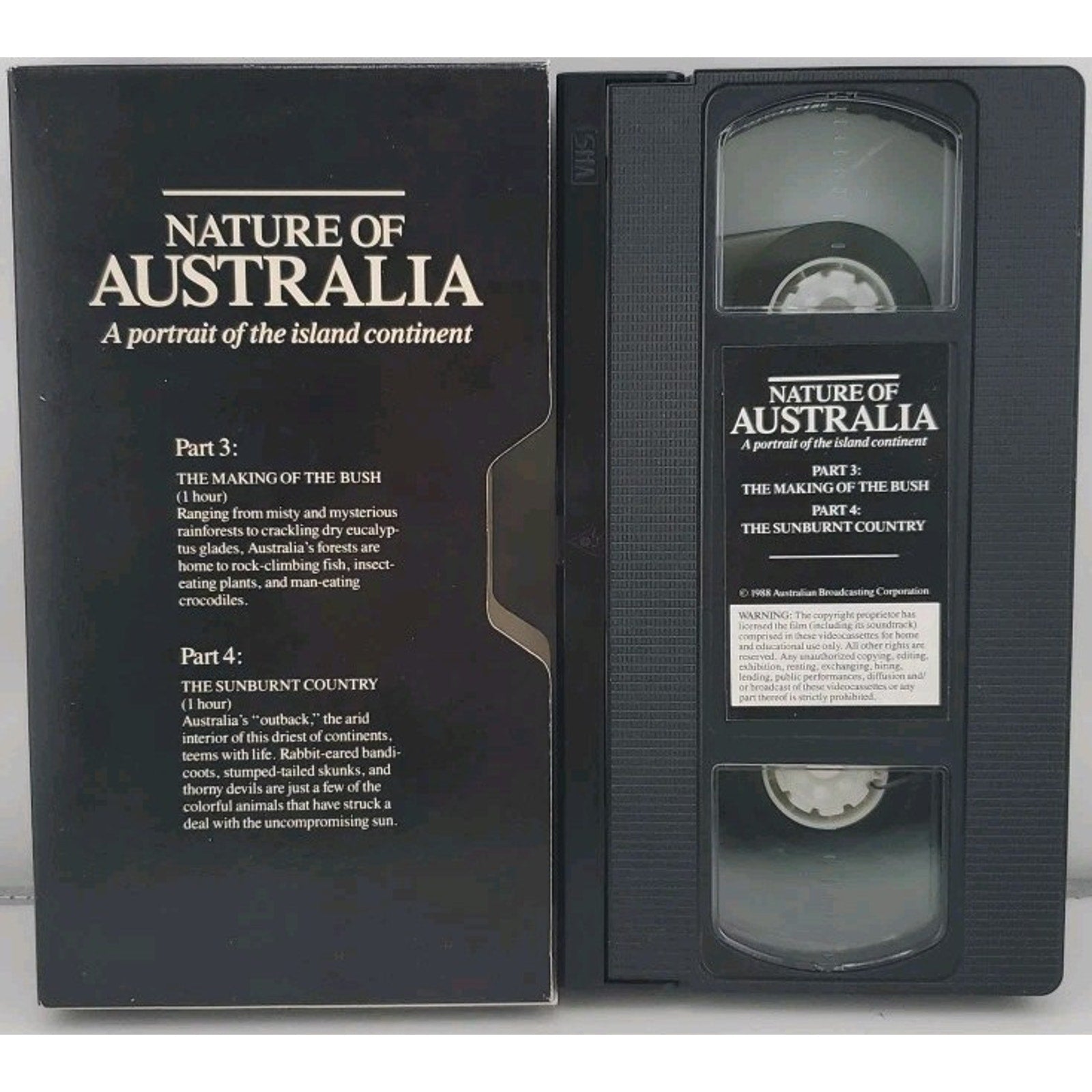 Nature Of Australia A Portrait Of The Island Continent (VHS)