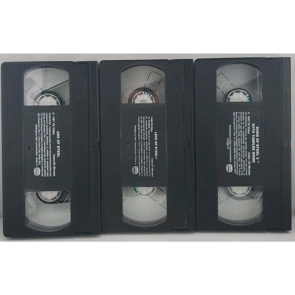 Buns of Steel - Ultimate Fitness Collection (VHS 1993) 3 Tape Set