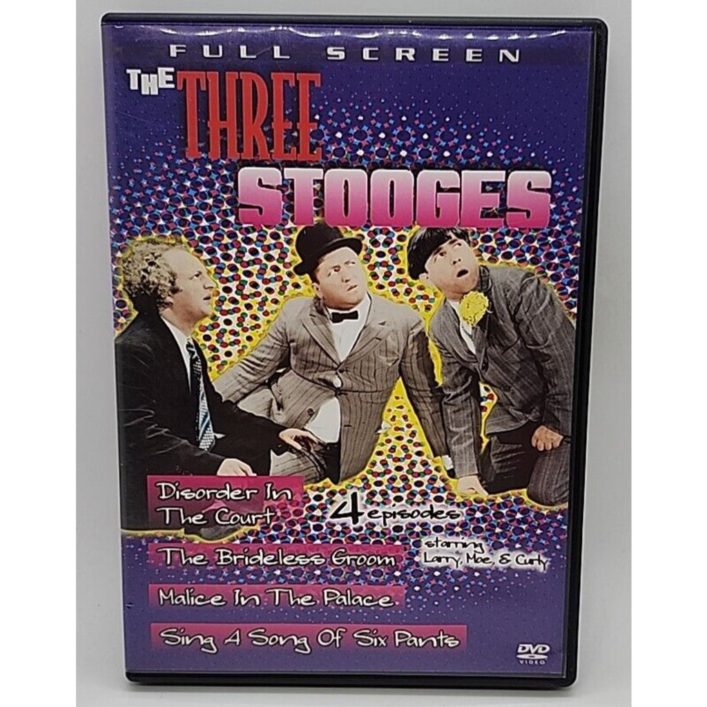 Three Stooges - 4 Episodes (DVD, 2000)