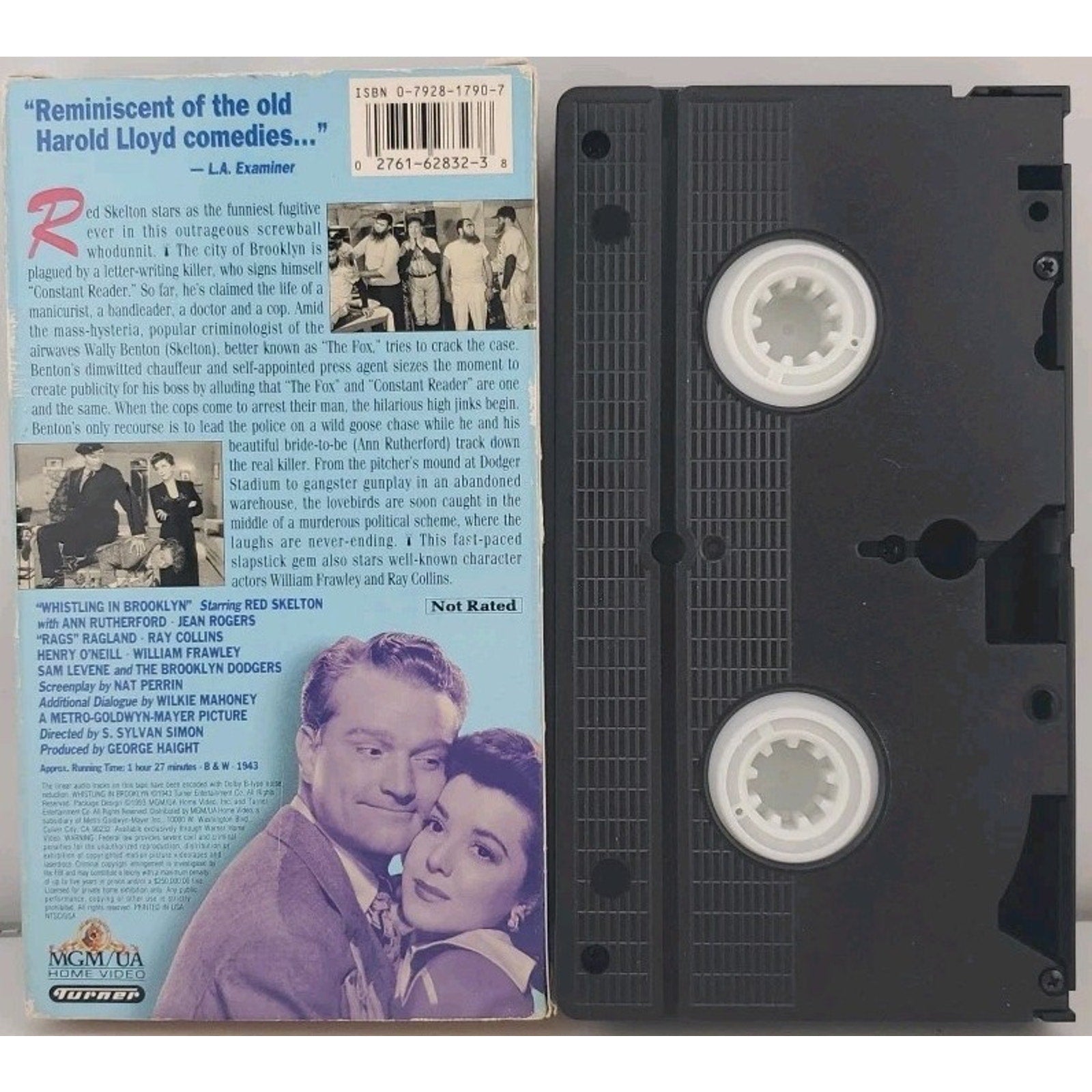 Whistling in Brooklyn (VHS, 1993)