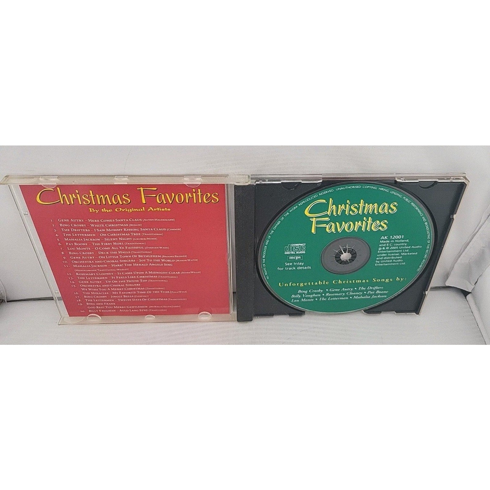 Christmas Favorites By The Original Artists CD