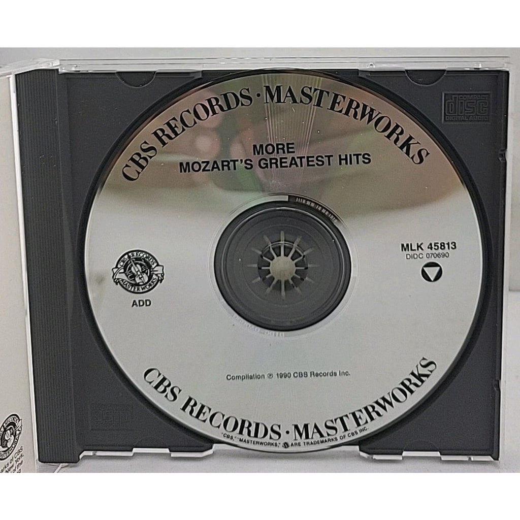 More Mozart Greatest Hits Classical Music CD Album