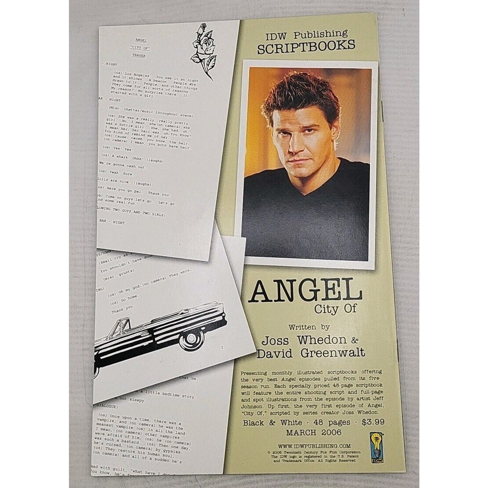 Angel: Old Friends #4 Rodriguez Variant IDW Publishing 2006 Buffy