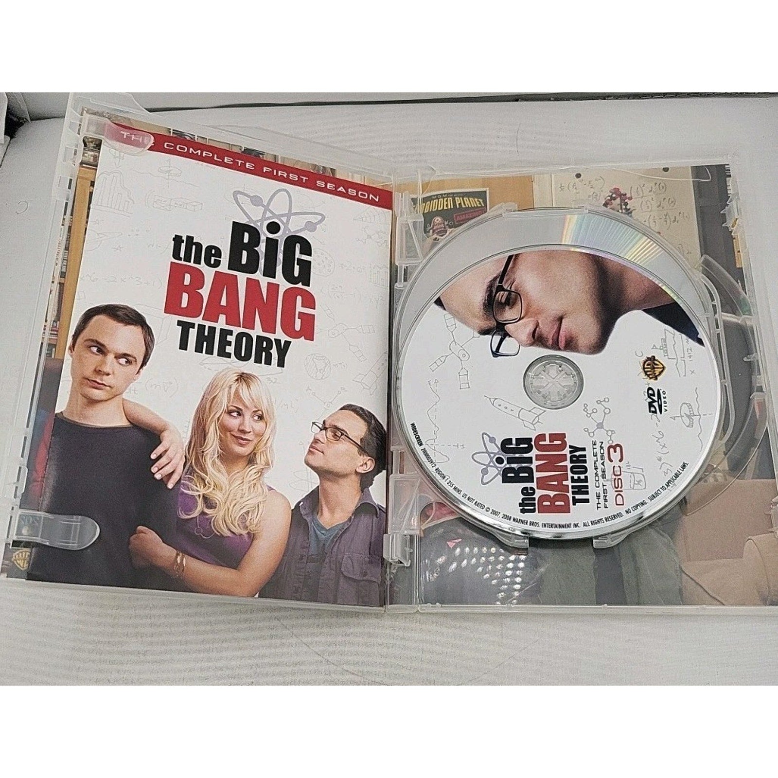 The Big Bang Theory: the Complete First Season (DVD, 2007) Disc 2 And 3 Only