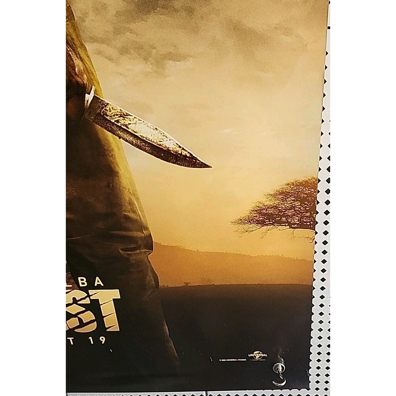 Beast Official Original Movie Poster 27X40 Double Sided Idris Elba 2022