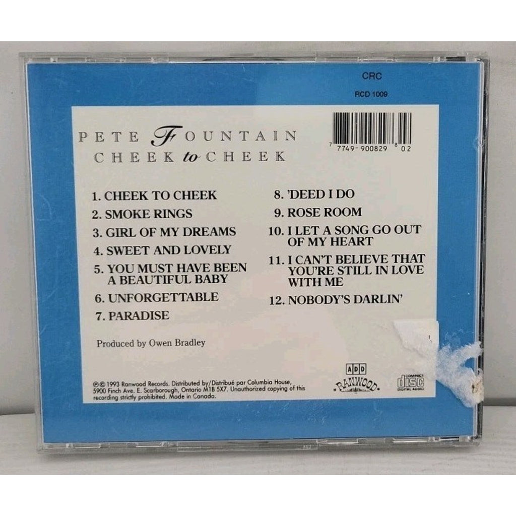 Cheek to Cheek by Fountain, Pete (CD, 1993)