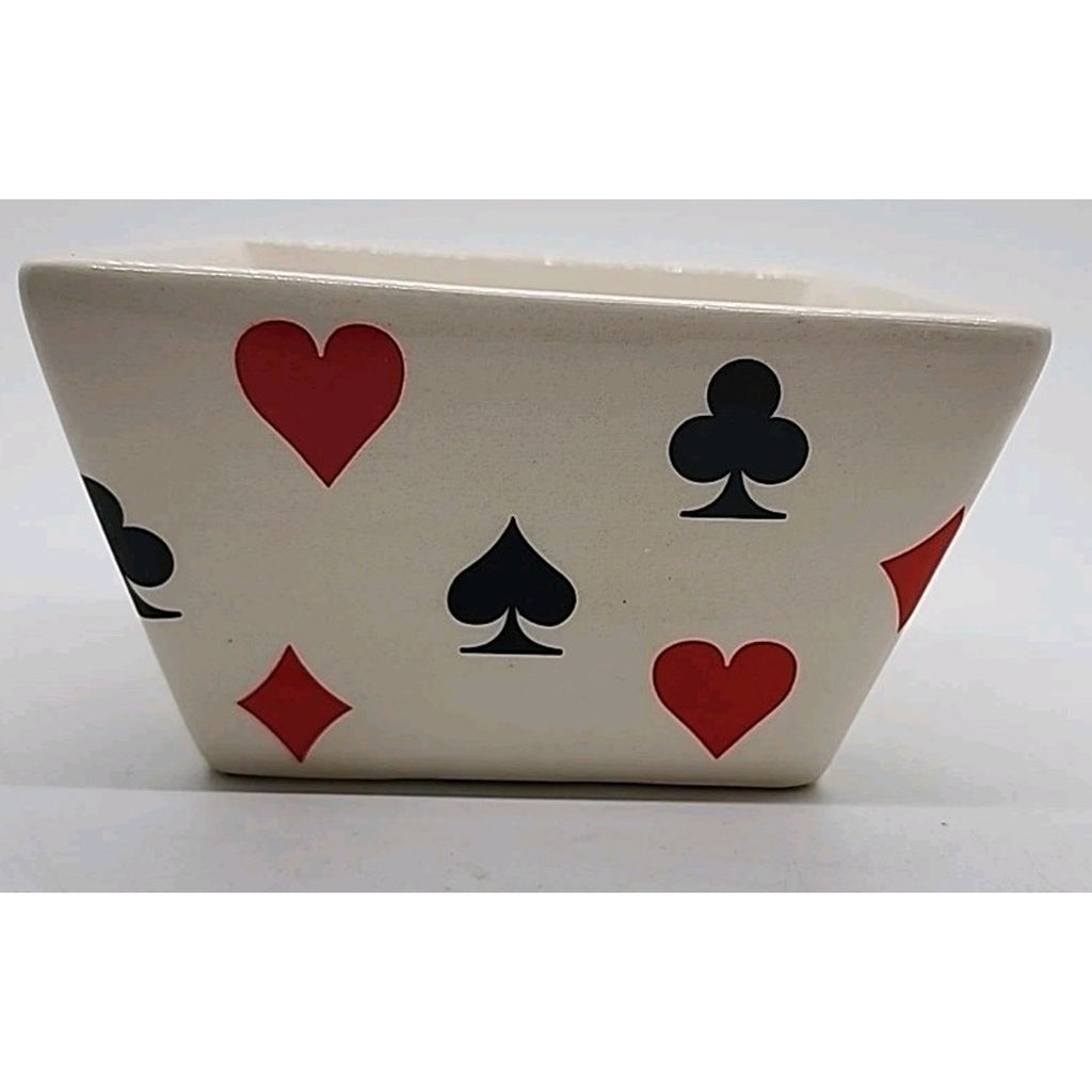 4 Piece Card Bowl Set WMG 06 Serving Bowls Las Vegas Gambler Style