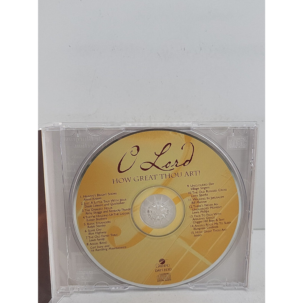 O Lord How Great Thou Art! Bluegrass Gospel Music CD