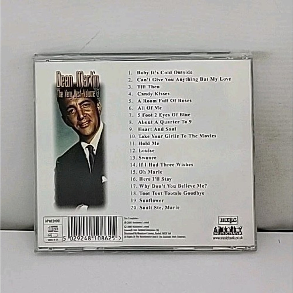 Dean Martin the Very Best Volume 3 Music CD Album