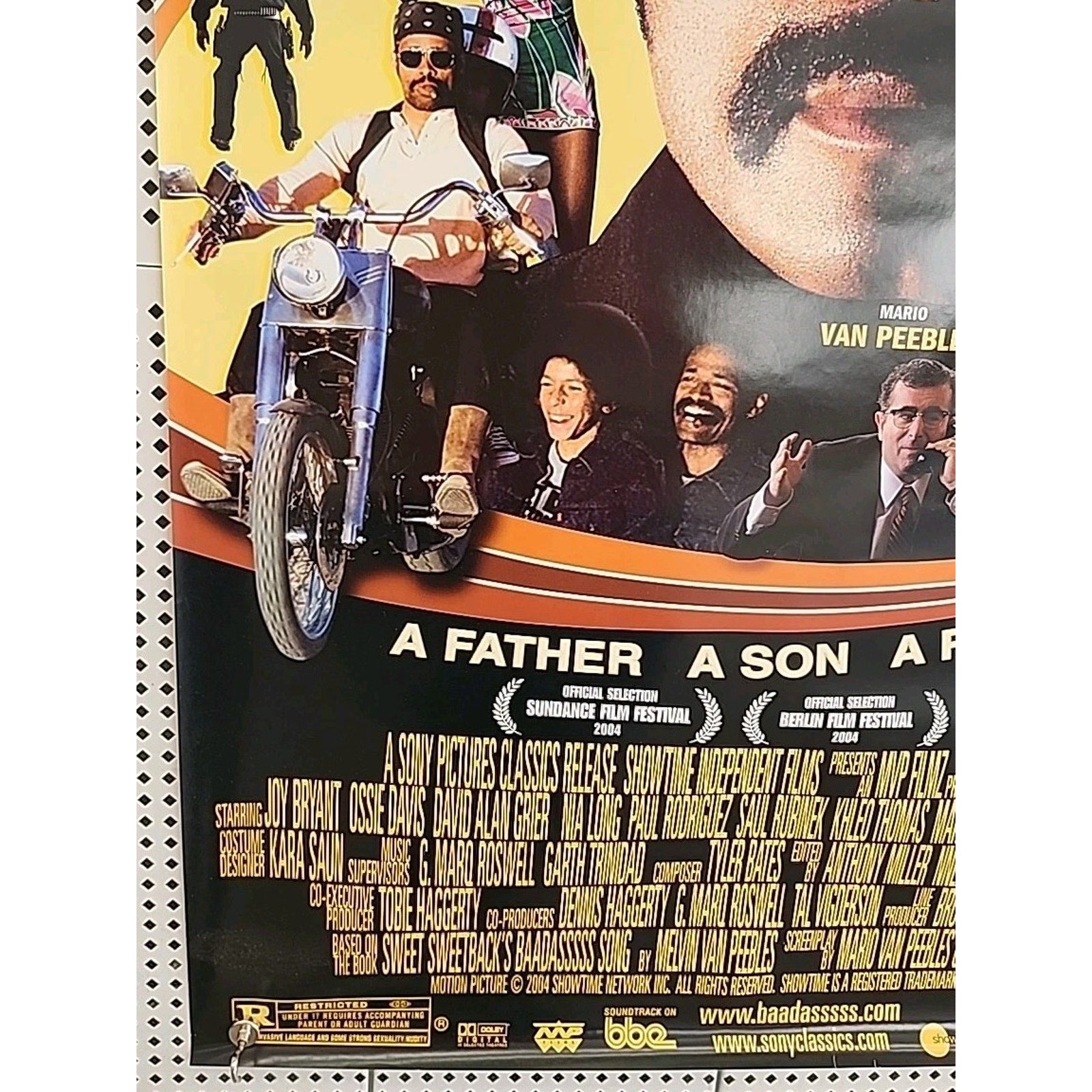 BAADASSSSS! Original 2003 One-Sheet - Mario Van Peebles, Nia Movie Poster 27x40