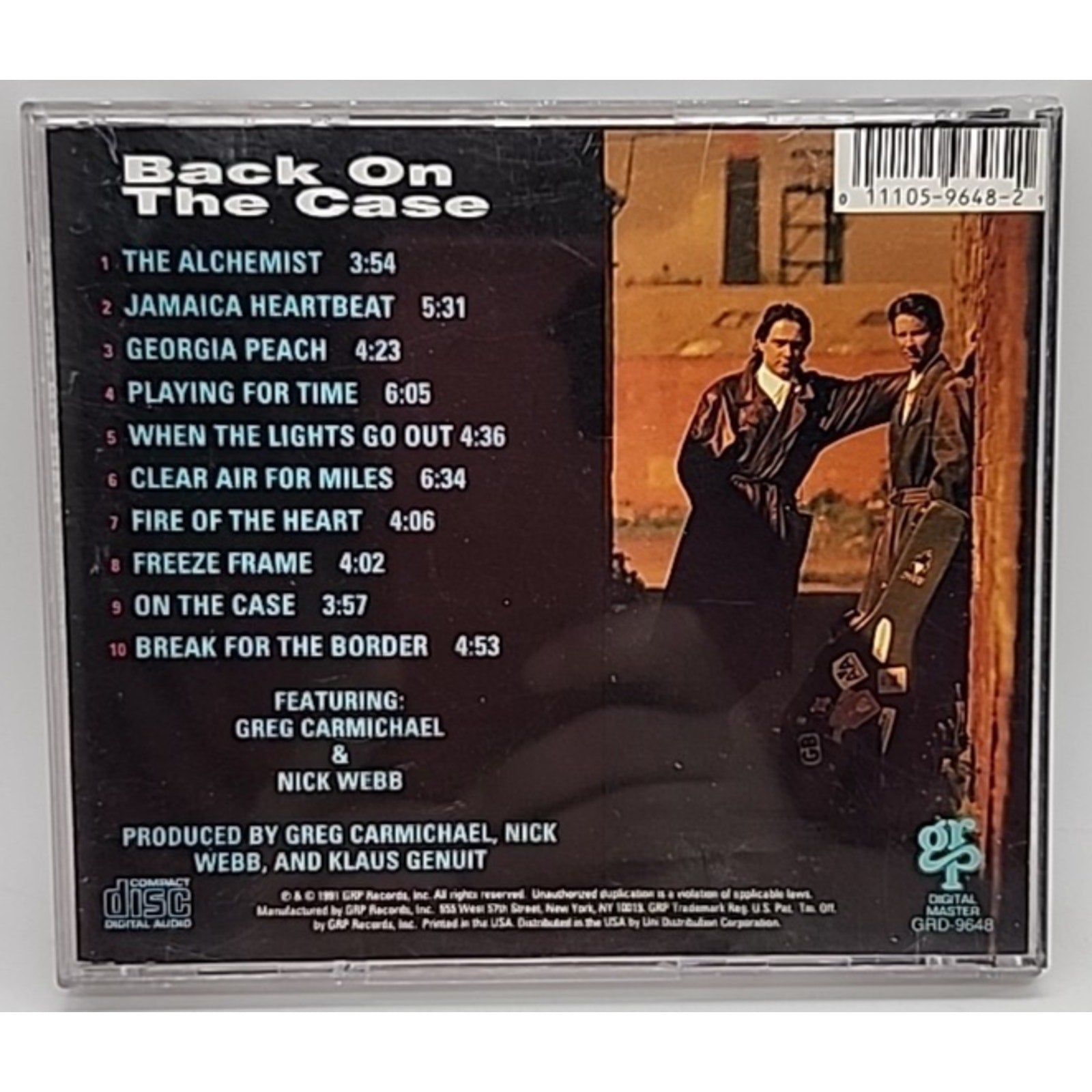 Back on the Case by Acoustic Alchemy (CD, 1991)